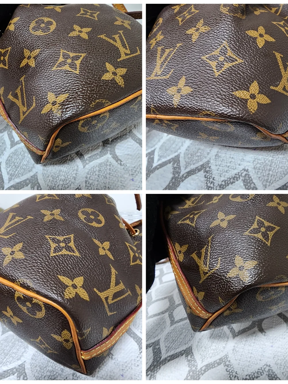 Louis Vuitton Brown Monogram Noé Mini Drawstring Crossbody